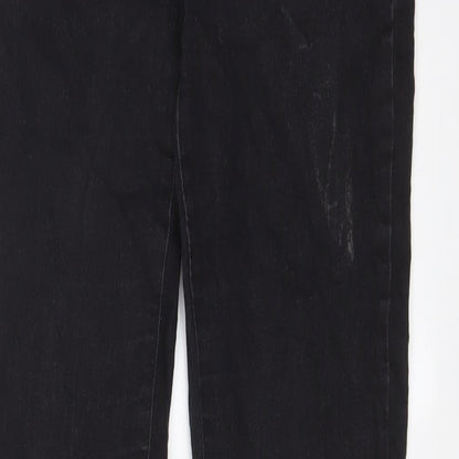 Denim & Co. Womens Grey Cotton Jegging Jeans Size 10 L28 in Regular