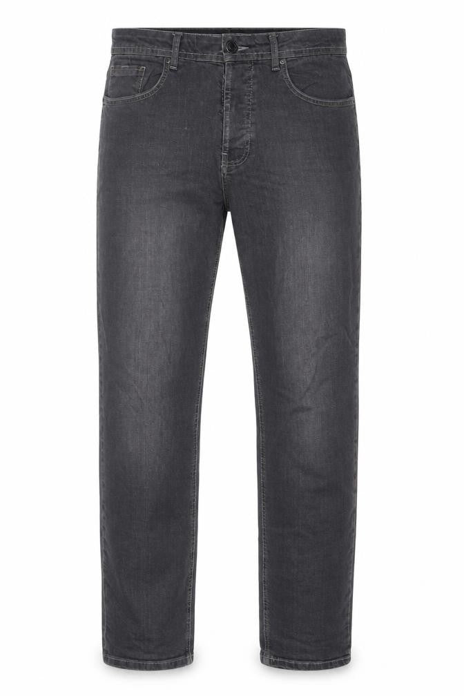 Mens UK Size 32 in Denim & Co. Regular Fit Straight Grey Jeans