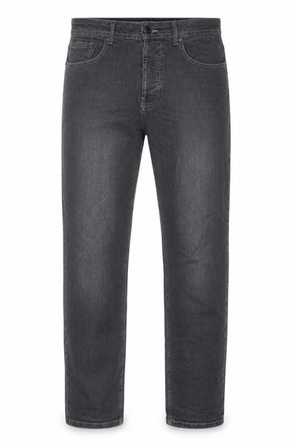 Mens UK Size 32 in Denim & Co. Regular Fit Straight Grey Jeans