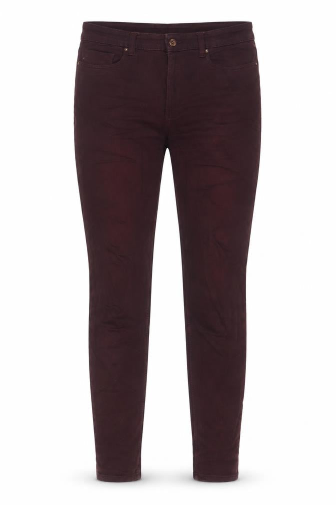 Womens UK Size 10 H&M Regular Fit Skinny Purple Jeans