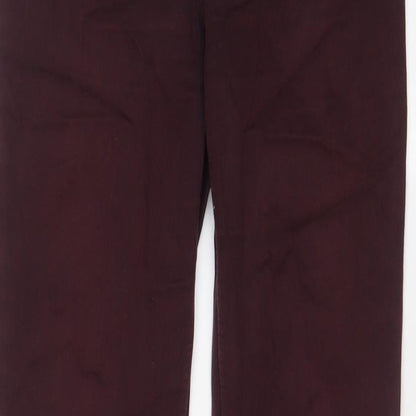 Womens UK Size 10 H&M Regular Fit Skinny Purple Jeans
