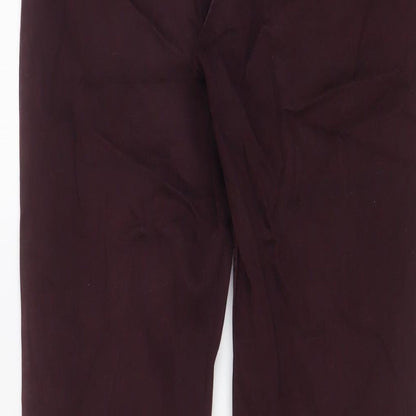Womens UK Size 10 H&M Regular Fit Skinny Purple Jeans