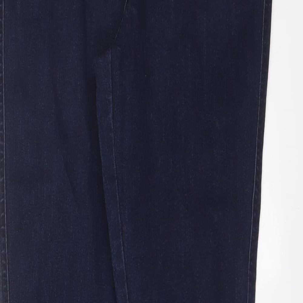 NEXT Womens Blue Cotton Skinny Jeans Size 30 in L29 in Regular Zip