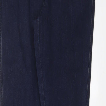 NEXT Womens Blue Cotton Skinny Jeans Size 30 in L29 in Regular Zip