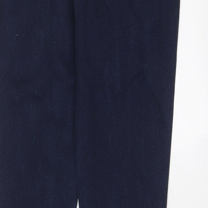 NEXT Womens Blue Cotton Skinny Jeans Size 30 in L29 in Regular Zip