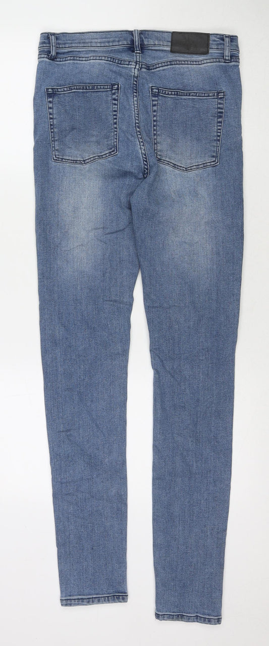 Cheap Monday Womens Blue Cotton Skinny Jeans Size 30 L32 in Regular Zip