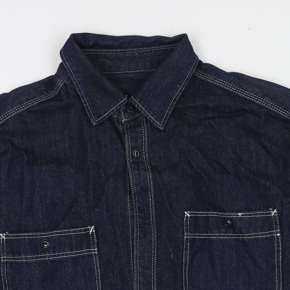Mens UK Size M Faxi Blue Jacket