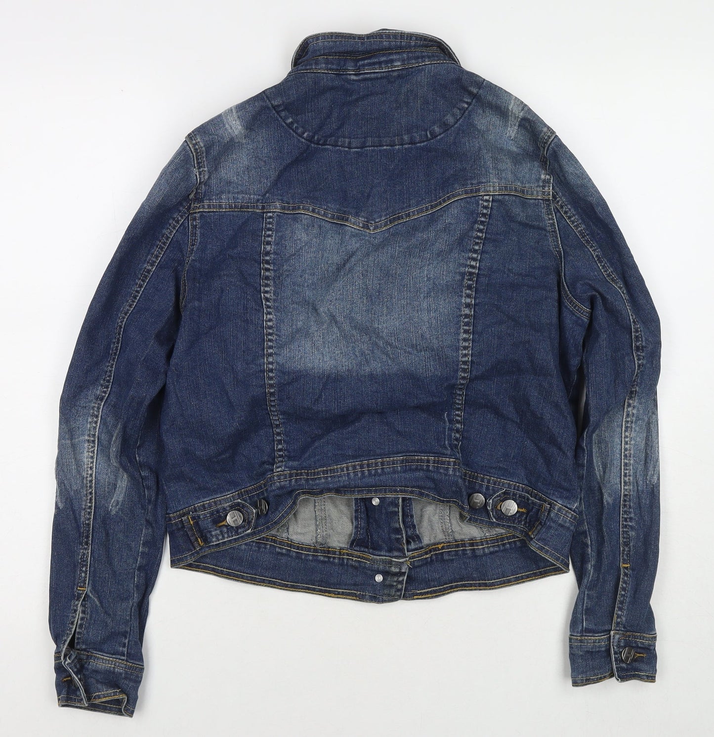 Henry Holland Womens Blue Jacket Size 16 Button