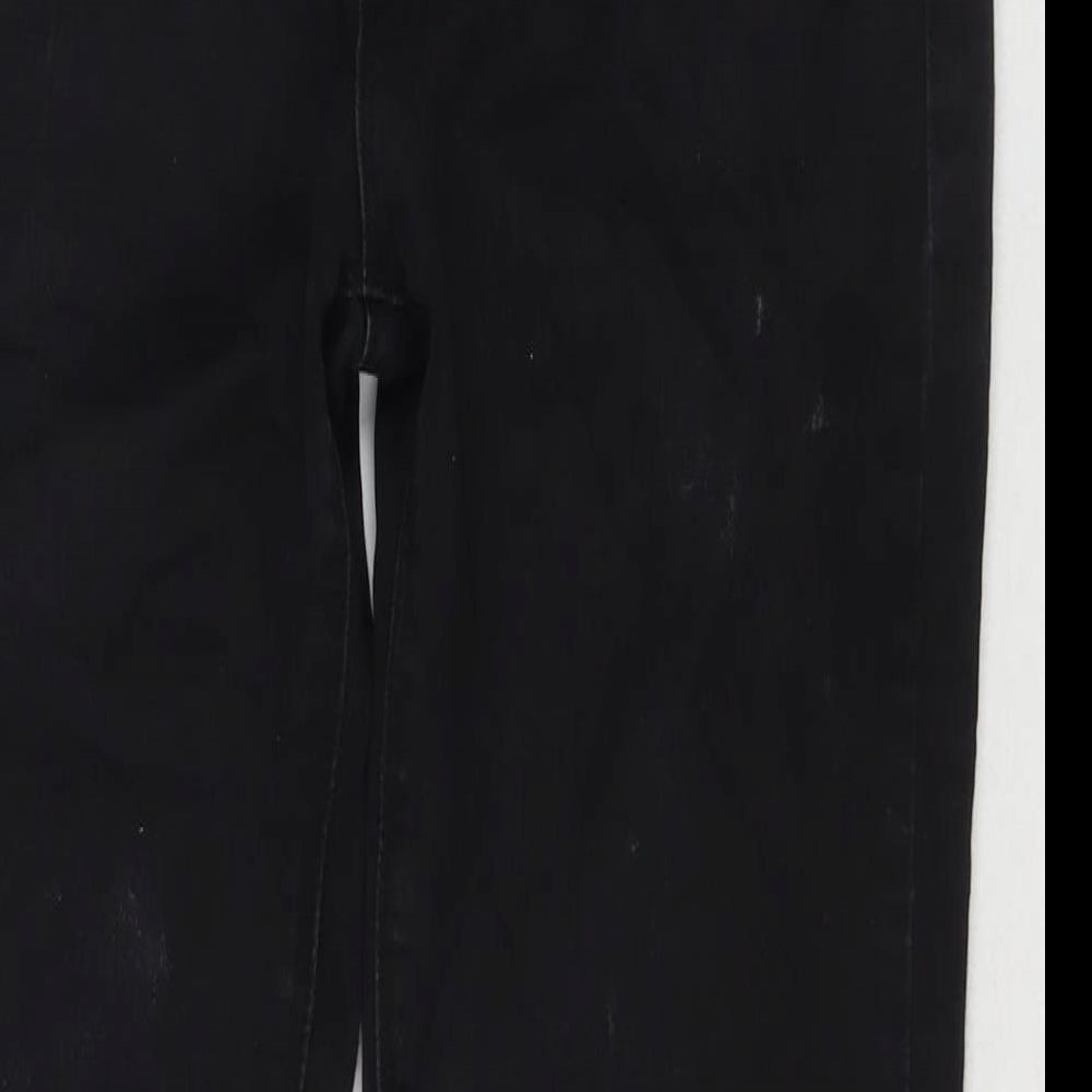 Paper + Stitch Womens Black Cotton Skinny Jeans Size 32 in L30 in Regular Zip