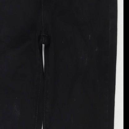 Paper + Stitch Womens Black Cotton Skinny Jeans Size 32 in L30 in Regular Zip