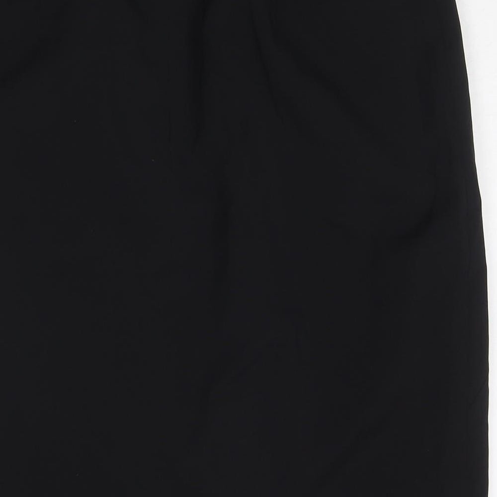 Kaleidoscope Womens Black Polyester Straight & Pencil Skirt Size 14 Zip - Colourblock Pattern