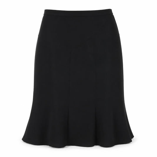 Marjorie Elizabeth Womens Black Polyester Trumpet Skirt Size 30 in Zip