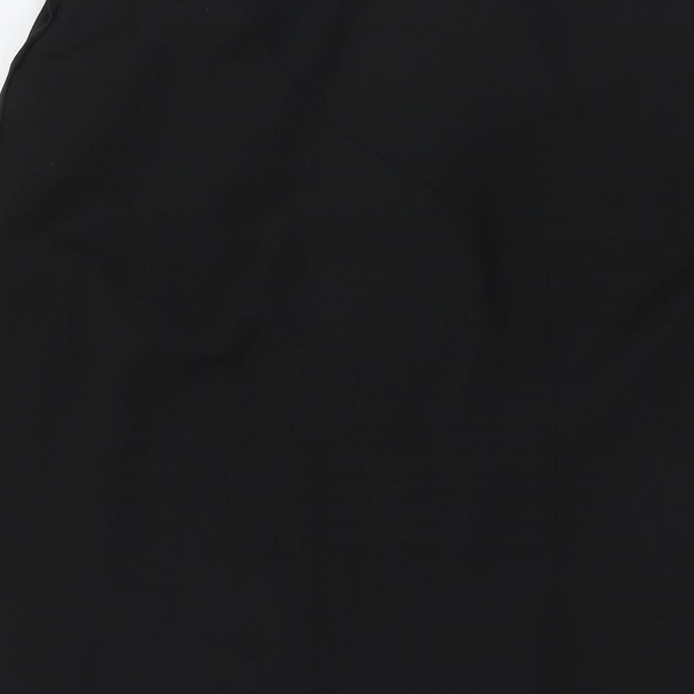 Marjorie Elizabeth Womens Black Polyester Trumpet Skirt Size 30 in Zip