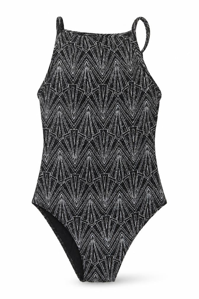 Womens UK Size XS Divided by H&M One-Piece Black Bodysuit