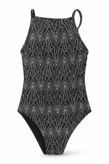 Womens UK Size XS Divided by H&M One-Piece Black Bodysuit
