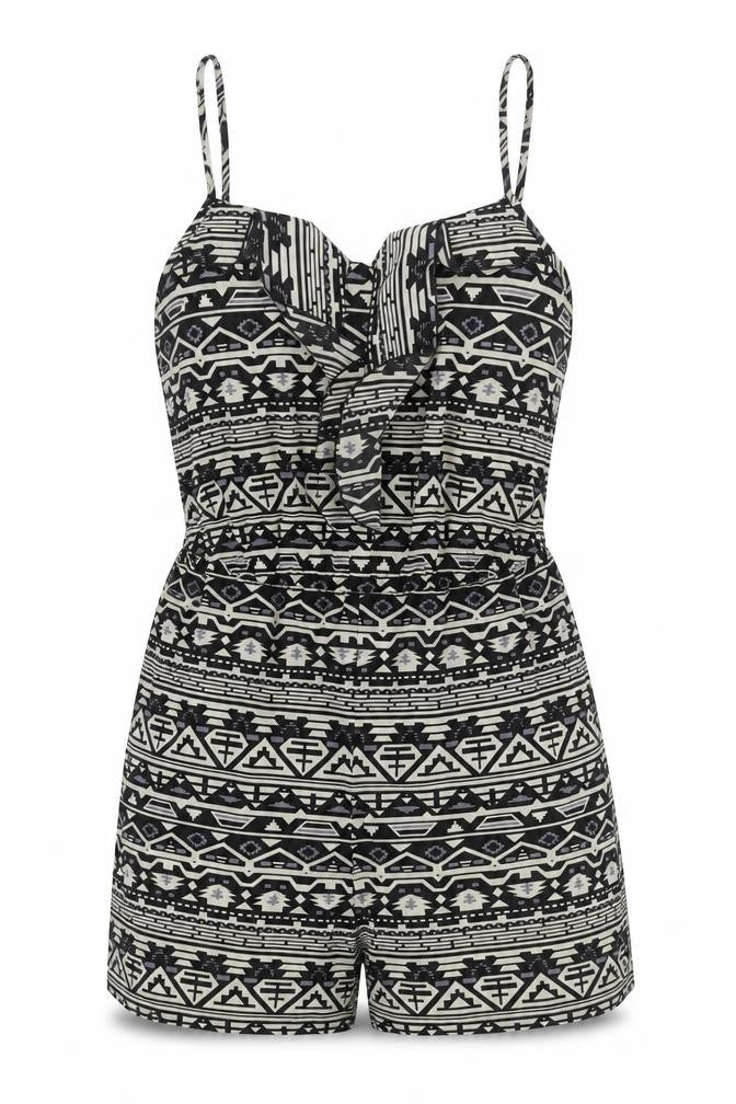 Womens UK Size 12 Oasis One-Piece Black Playsuit