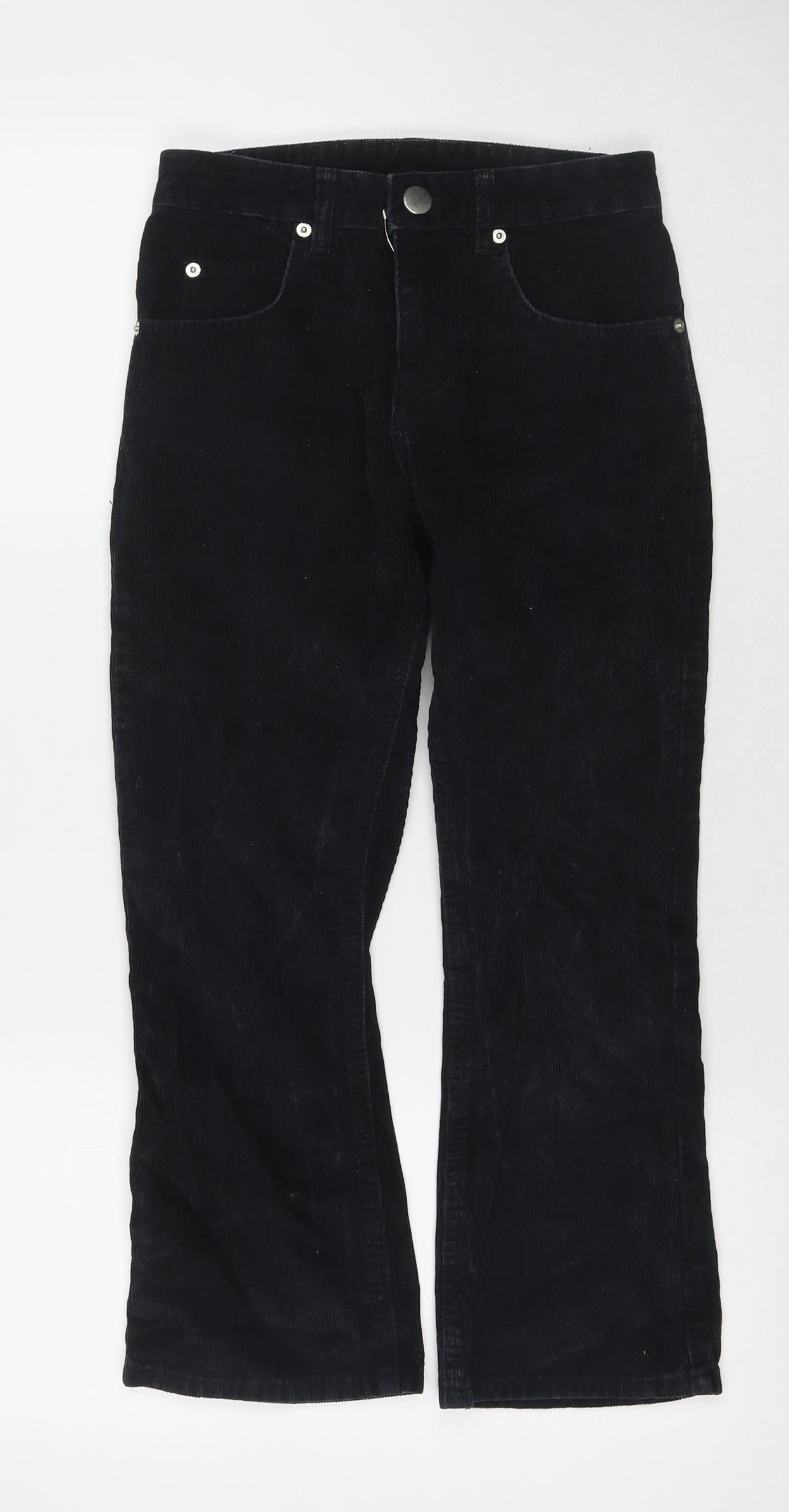 Womens UK Size 23 in ASOS Regular Fit  Black Trousers