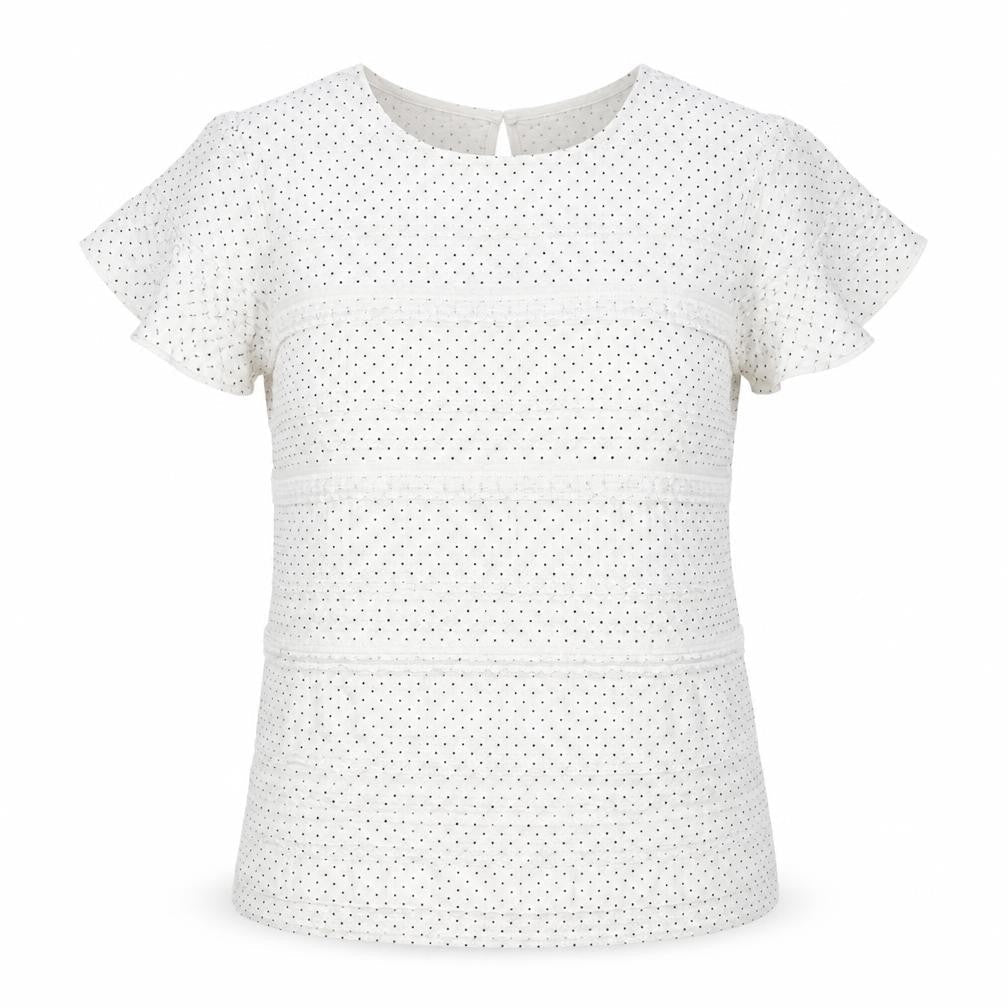 Womens UK Size 16 Dorothy Perkins Ivory Basic T-Shirt