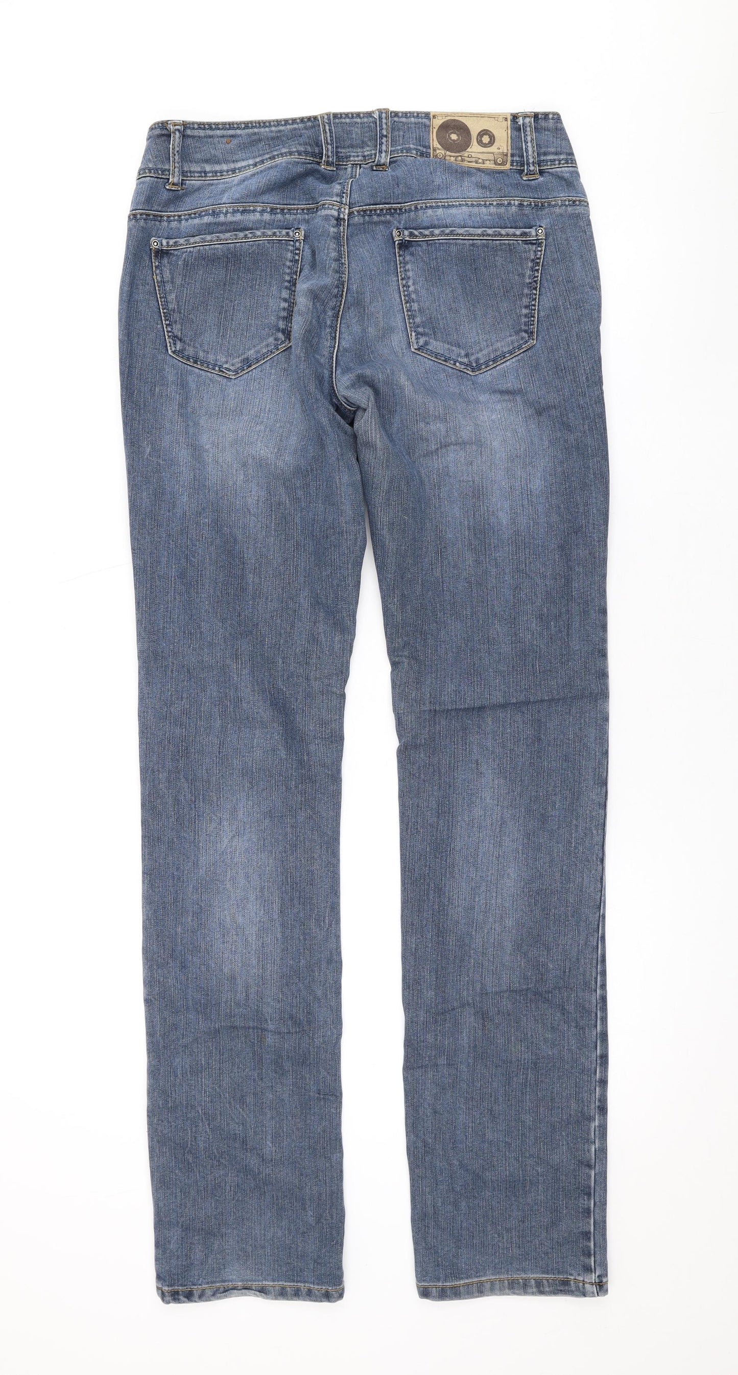 Mens UK Size 31 in RESERVED Regular Fit Skinny Blue Jeans