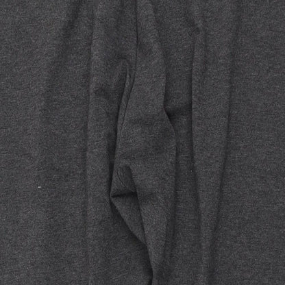 Marks and Spencer Womens Grey Polyester Trousers Size 20 L26 in Regular