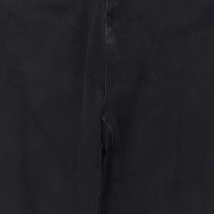 Paper & Stitch Womens Black Cotton Skinny Jeans Size 32 in L27 in Regular Zip