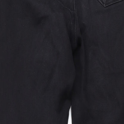 Paper & Stitch Womens Black Cotton Skinny Jeans Size 32 in L27 in Regular Zip