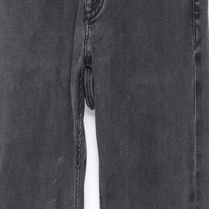 Lot XX Mens Grey Cotton Skinny Jeans Size 28 in L32 in Regular Zip