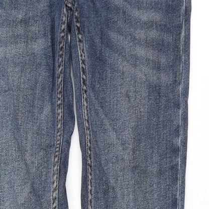 Mens UK Size 28 in Topman Regular Fit Skinny Blue Jeans
