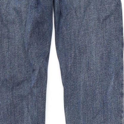Mens UK Size 28 in Topman Regular Fit Skinny Blue Jeans