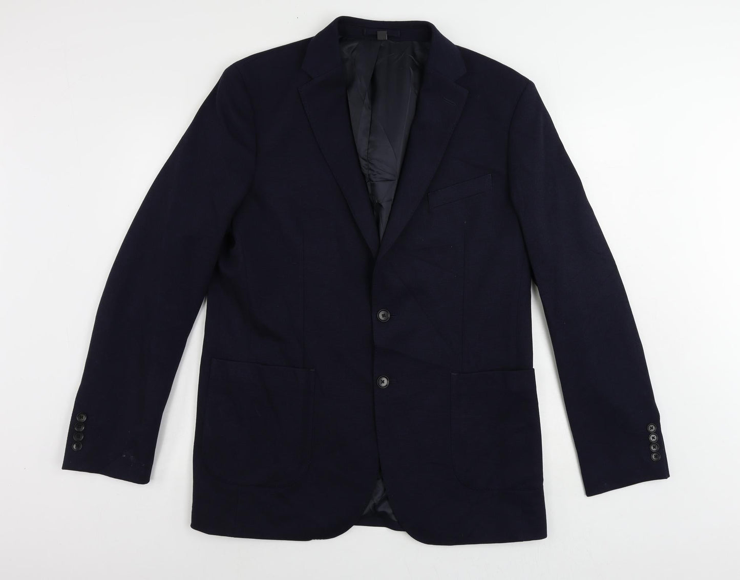 Mens UK Size 42 Marks and Spencer Regular Blue Suit Jacket