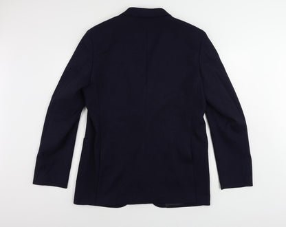 Mens UK Size 42 Marks and Spencer Regular Blue Suit Jacket