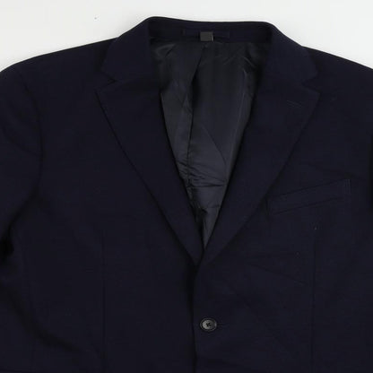 Mens UK Size 42 Marks and Spencer Regular Blue Suit Jacket