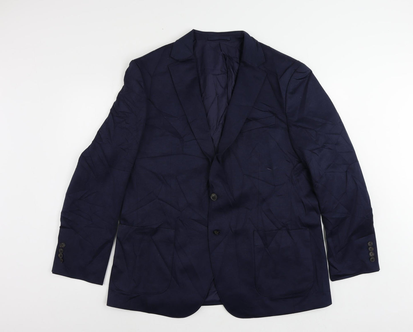 Mens UK Size 44 Marks and Spencer Regular Blue Suit Jacket