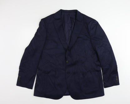 Mens UK Size 44 Marks and Spencer Regular Blue Suit Jacket