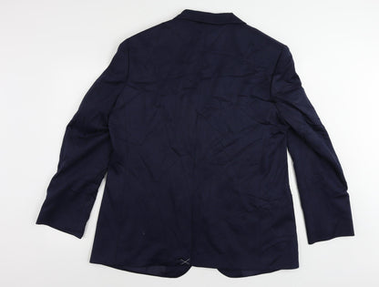 Mens UK Size 44 Marks and Spencer Regular Blue Suit Jacket