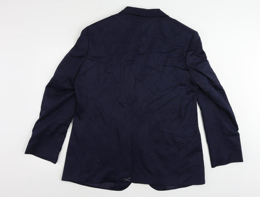 Mens UK Size 44 Marks and Spencer Regular Blue Suit Jacket