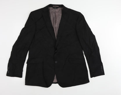 Mens UK Size 44 Marks and Spencer Regular Black Suit Jacket