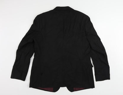 Mens UK Size 44 Marks and Spencer Regular Black Suit Jacket