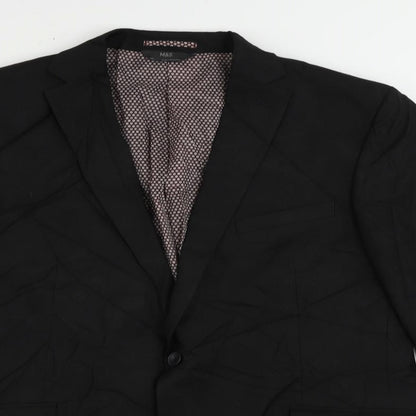 Mens UK Size 44 Marks and Spencer Regular Black Suit Jacket