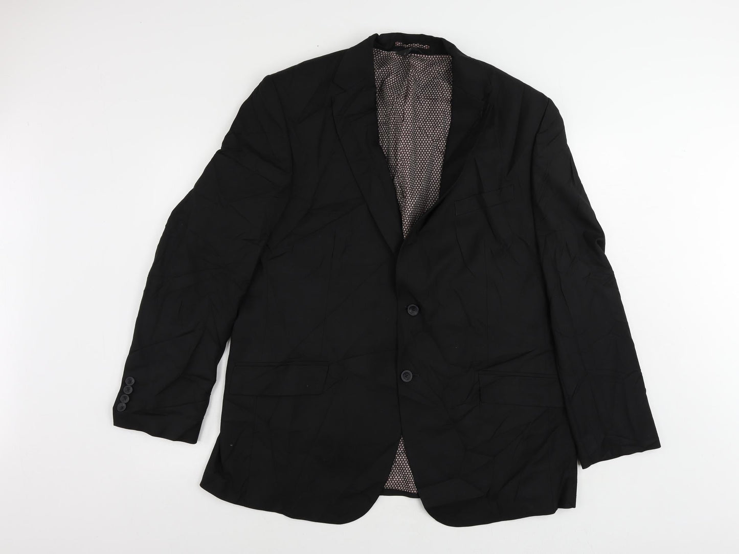 Mens UK Size 44 Marks and Spencer Regular Black Suit Jacket