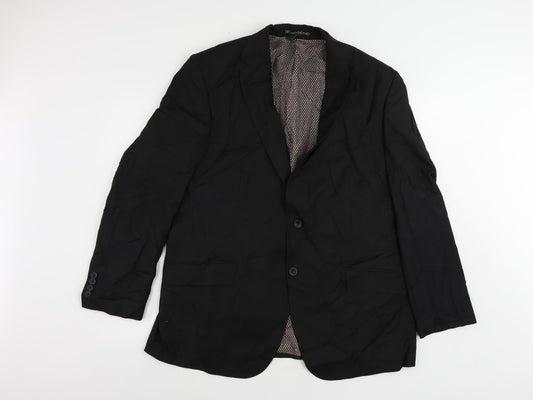 Mens UK Size 44 Marks and Spencer Regular Black Suit Jacket