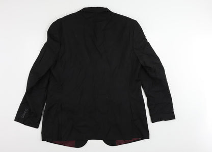 Mens UK Size 44 Marks and Spencer Regular Black Suit Jacket