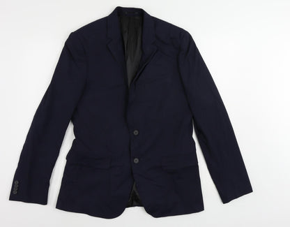 Mens UK Size 40 New Look Regular Blue Suit Jacket