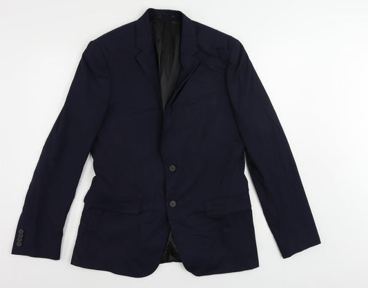 Mens UK Size 40 New Look Regular Blue Suit Jacket