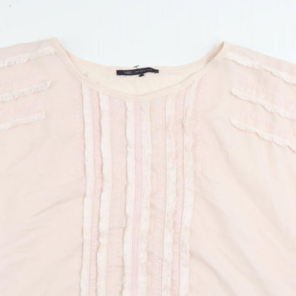 Womens UK Size 14 Marks and Spencer Pink Basic Blouse