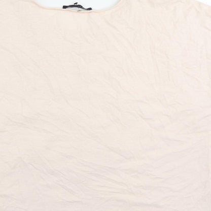 Womens UK Size 14 Marks and Spencer Pink Basic Blouse