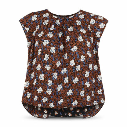 Womens UK Size 14 Dorothy Perkins Brown Basic Blouse