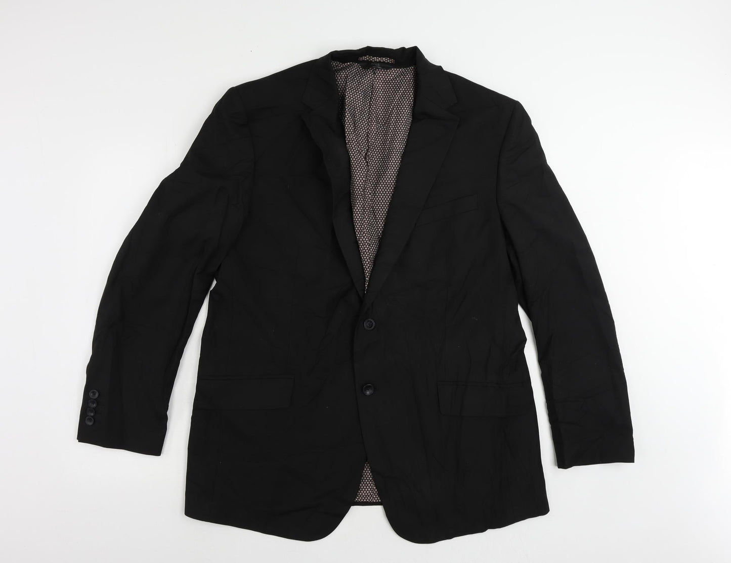Mens UK Size 44 Marks and Spencer Regular Black Suit Jacket