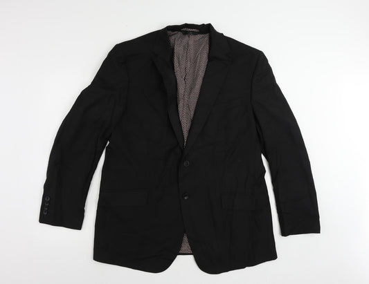 Mens UK Size 44 Marks and Spencer Regular Black Suit Jacket