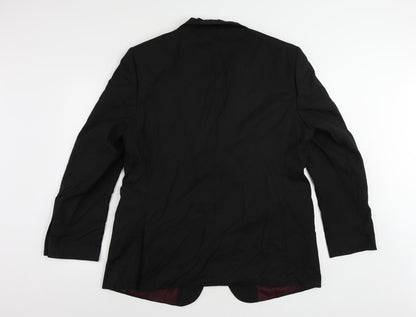 Mens UK Size 44 Marks and Spencer Regular Black Suit Jacket